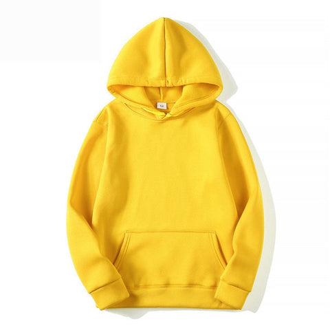 Image of Fashion Brand Men's Hoodies 2020 Spring Autumn Male Casual Hoodies Sweatshirts Men's Solid Color Hoodies Sweatshirt Tops