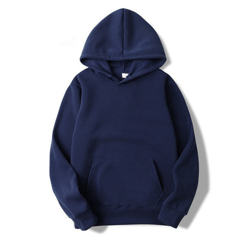 Image of Fashion Brand Men's Hoodies 2020 Spring Autumn Male Casual Hoodies Sweatshirts Men's Solid Color Hoodies Sweatshirt Tops