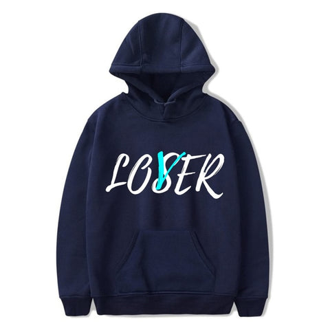 Image of Lover Loser Printed Hoodys Hoodie Vintage Vogue Ullzang Mens Hodies Autumn Winter Hoodies Sweatshirt Fleece Street for Women Men